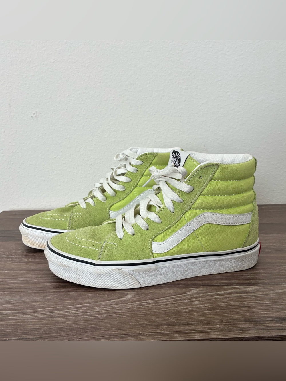 Vans Unisex SK8-Hi Top Skate Shoes Sharp Green Men’s 5 Women’s 6.5